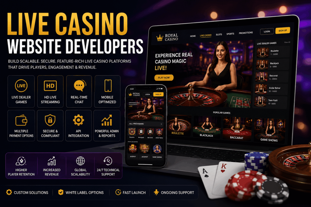 Live Casino Website Developers
