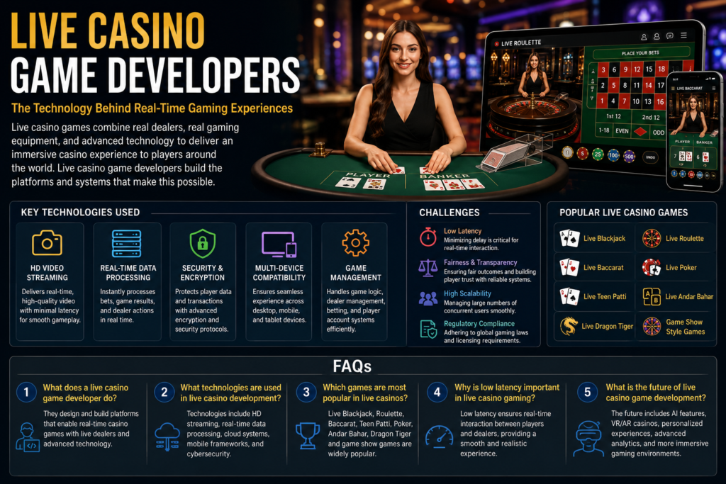 Live Casino Game Developers