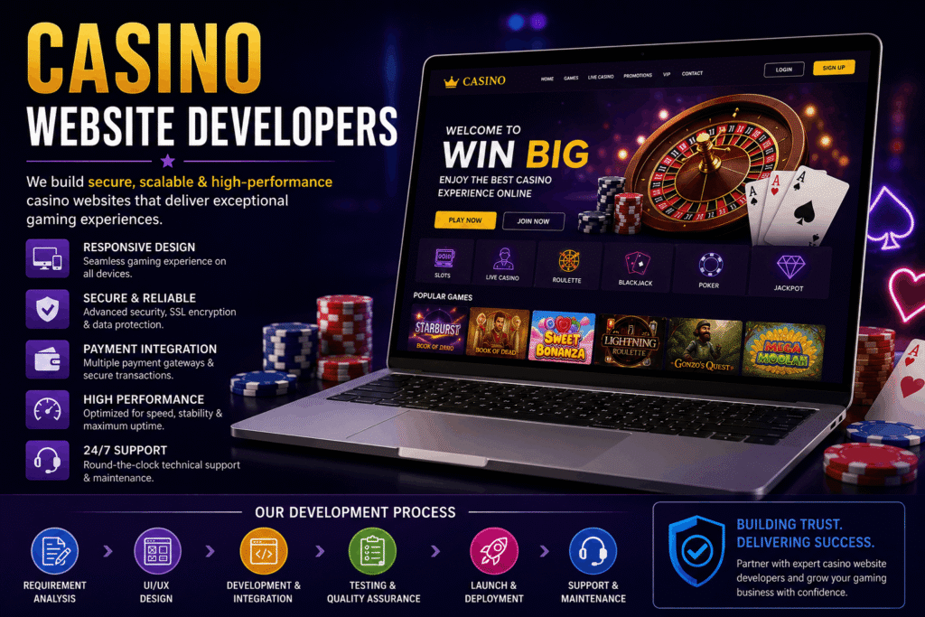Casino website developers