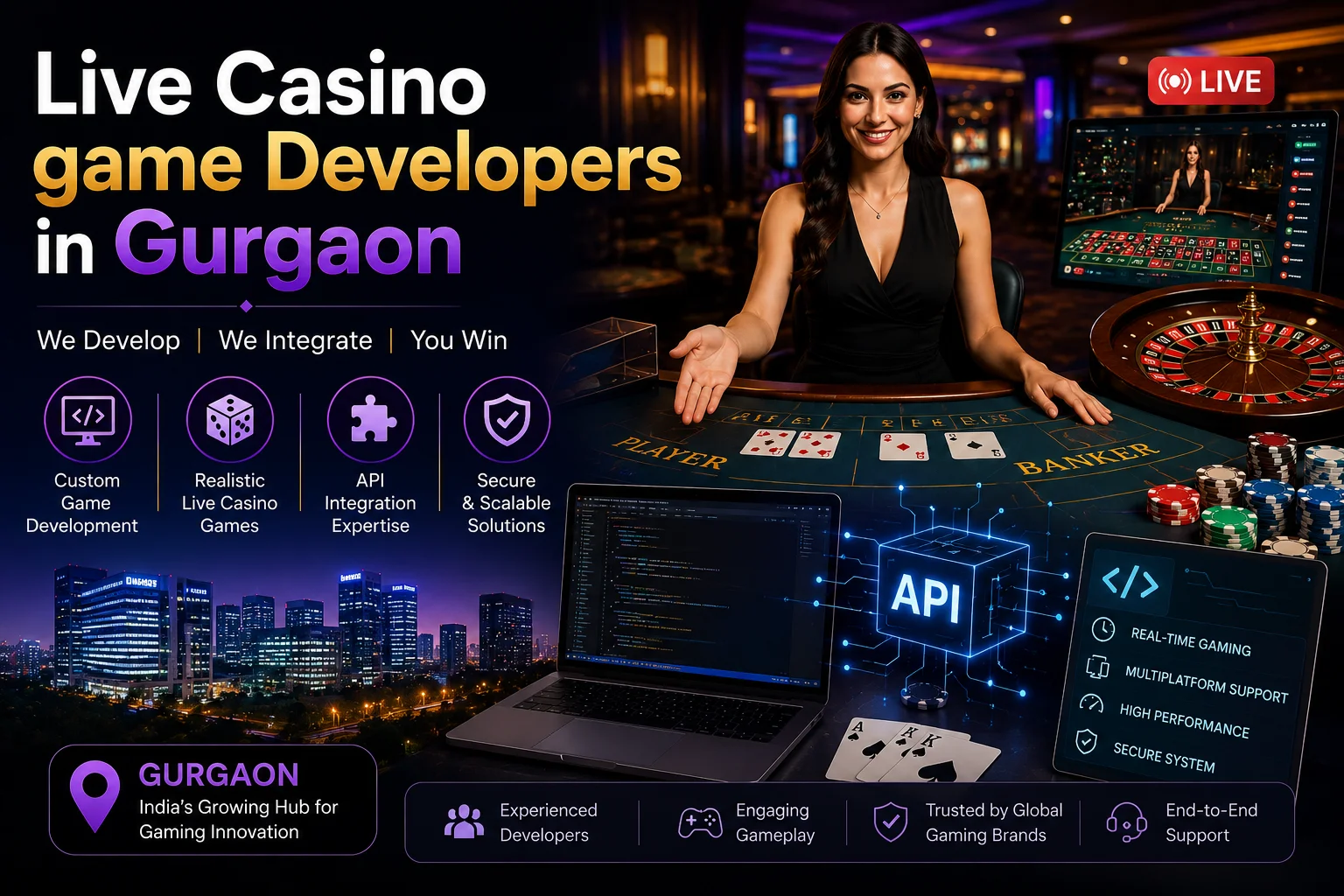 Live Casino game Developers in Gurgaon