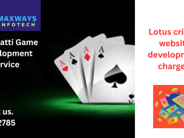 Lotus cricket website development charges.
