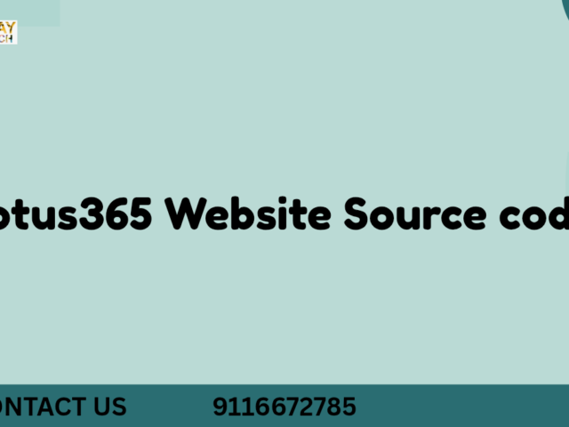 Lotus365 website source code
