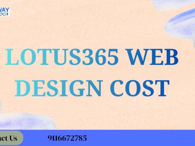 Lotus365 Web Design Cost