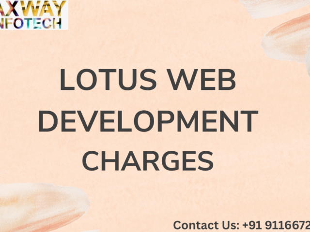 Lotus web development charges
