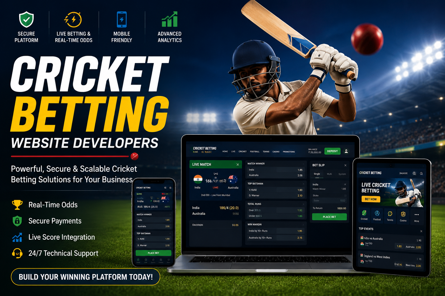 Cricket Betting Website Developers
