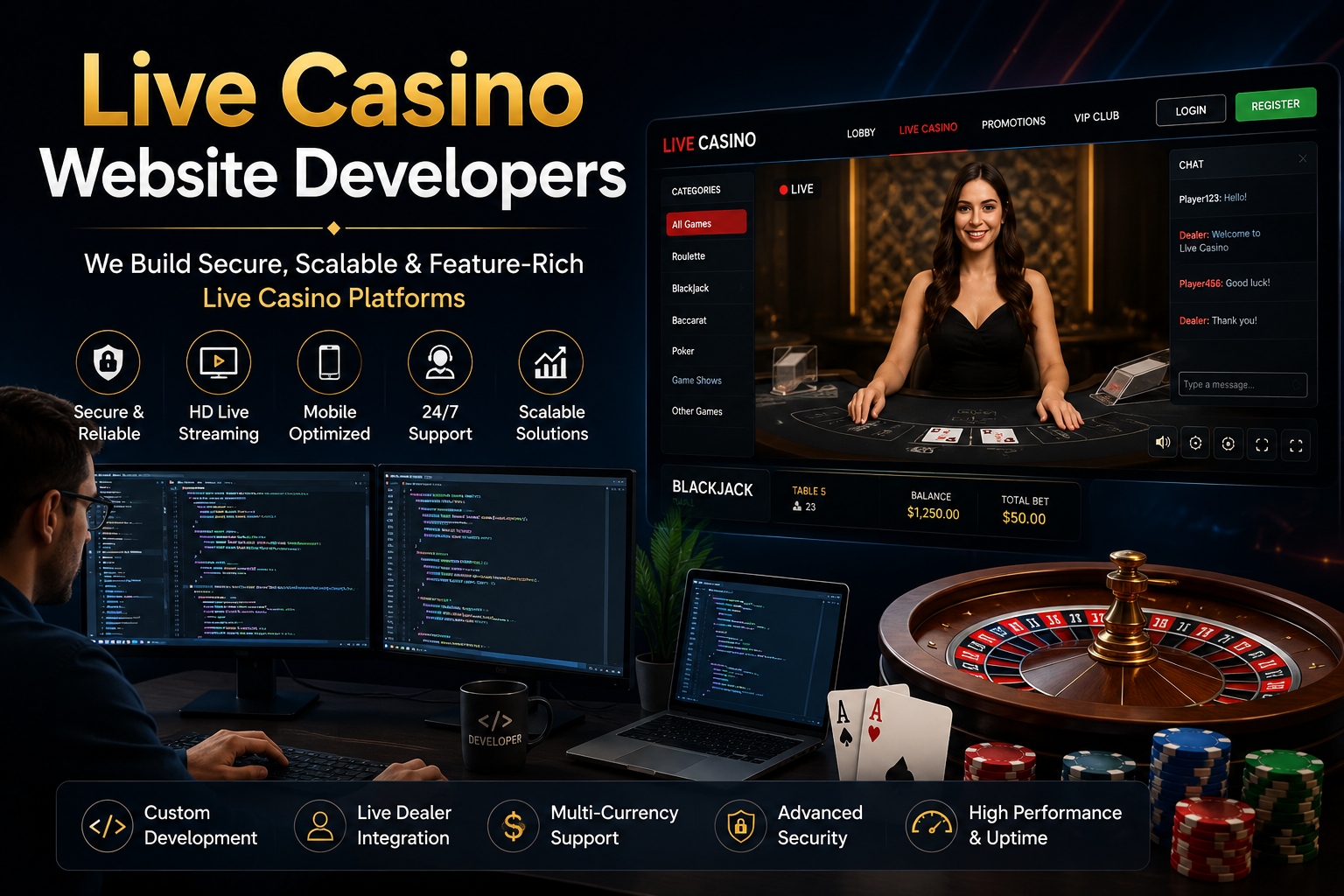 Live Casino Website Developers