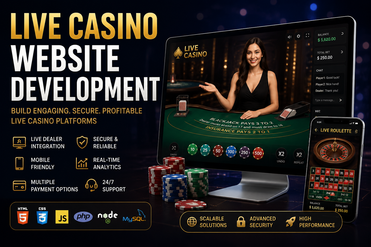 Live Casino Website Development