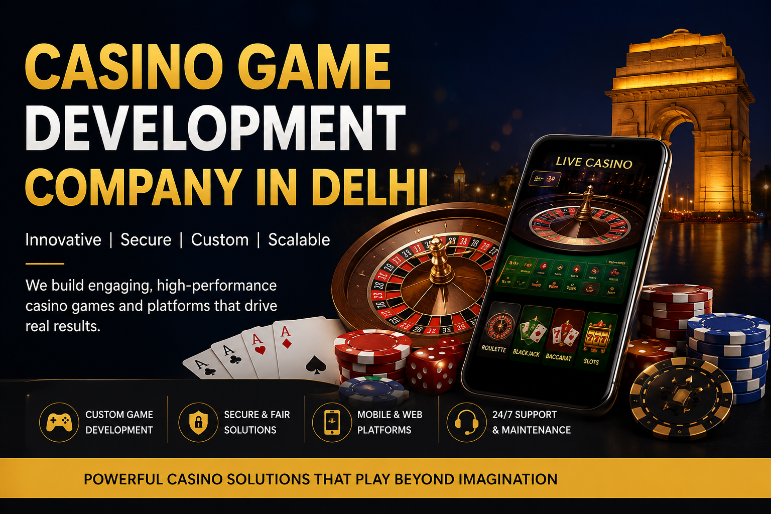 Casino Game Development Company in Delhi