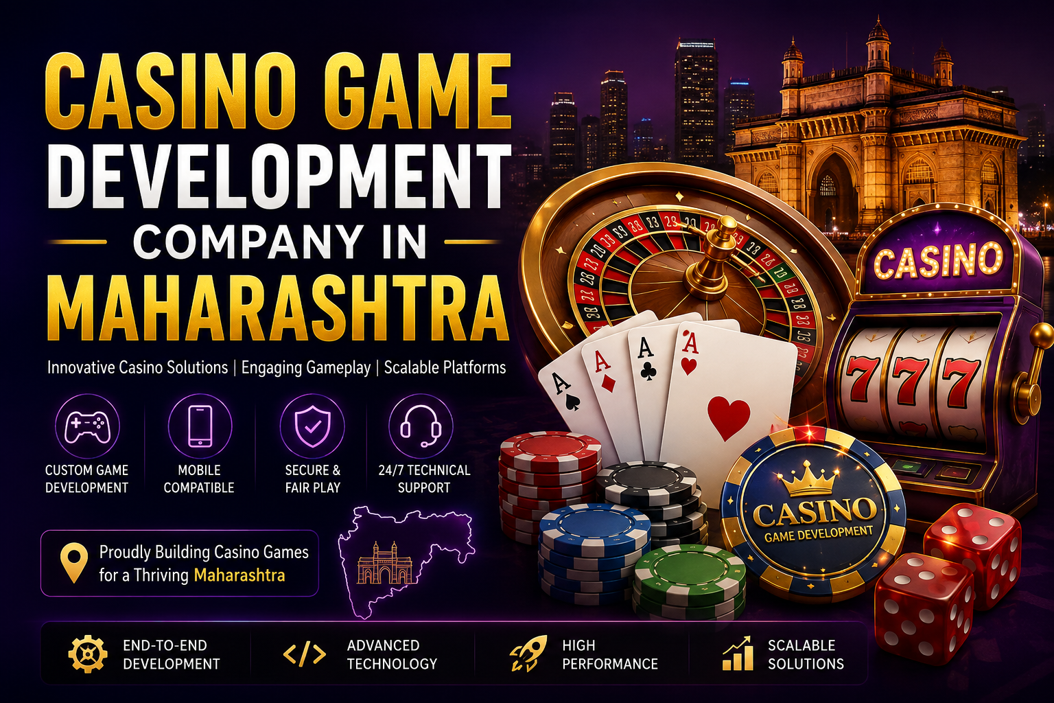 Casino game Development Company in Maharashtra
