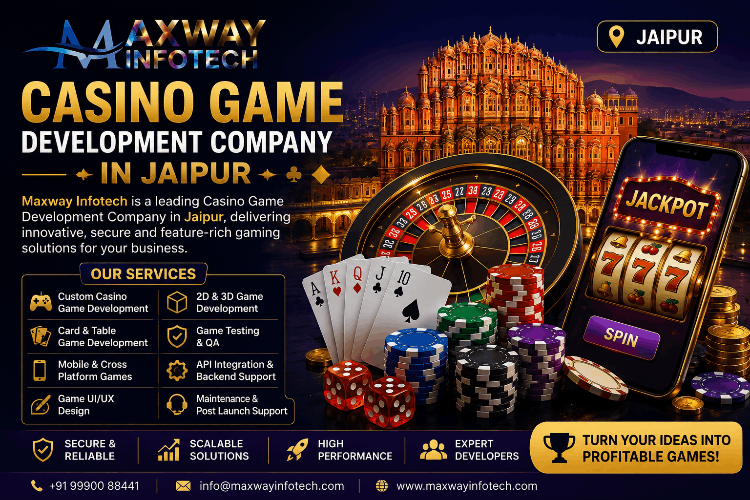 Casino game development company in rajasthan