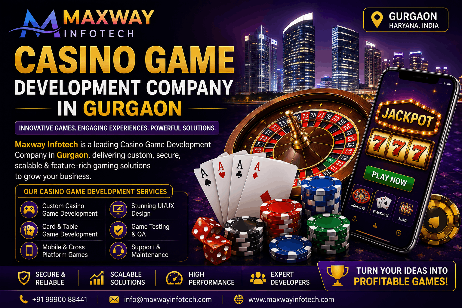 Casino game development company in gurgaon
