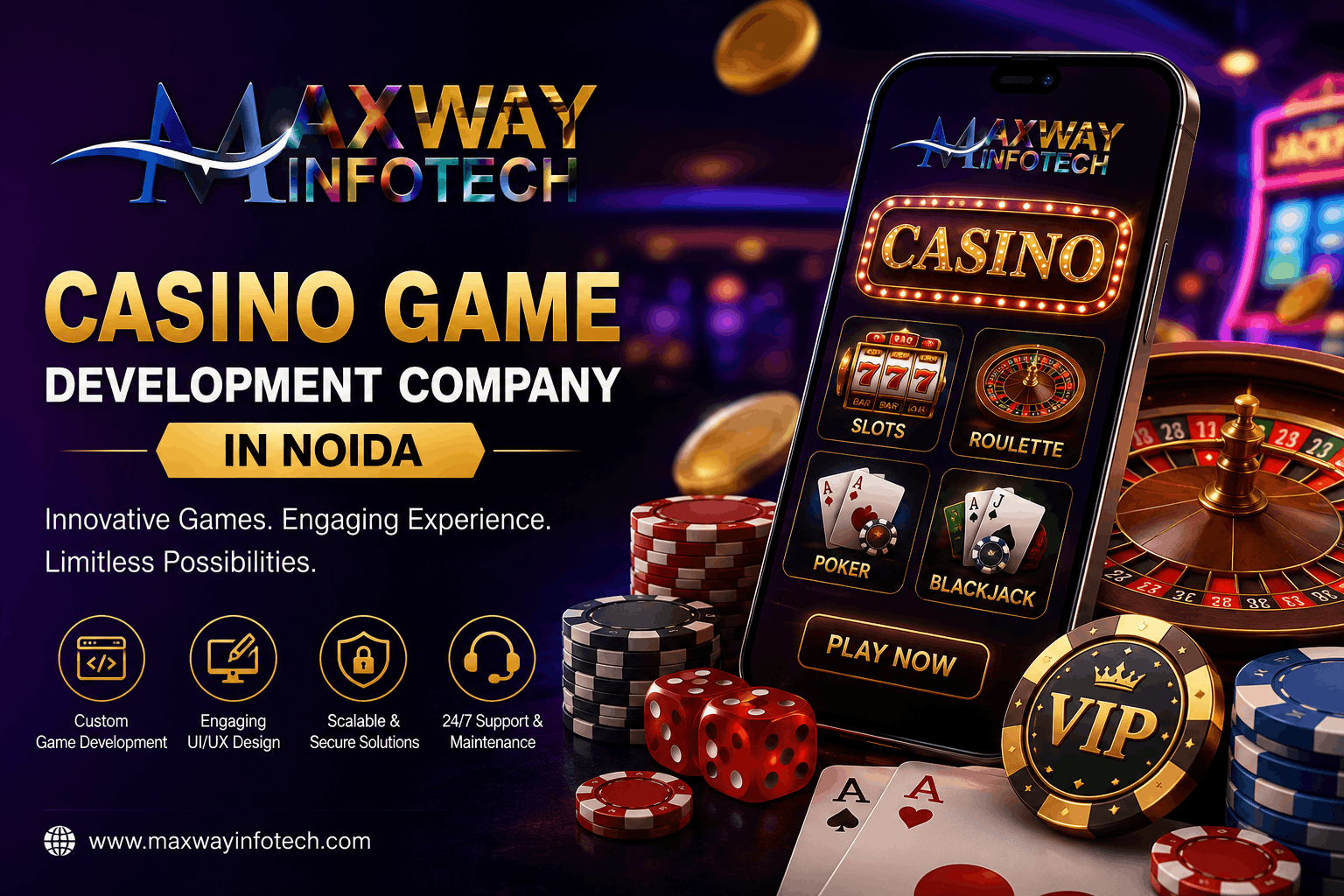 Casino Game Development Company in Noida