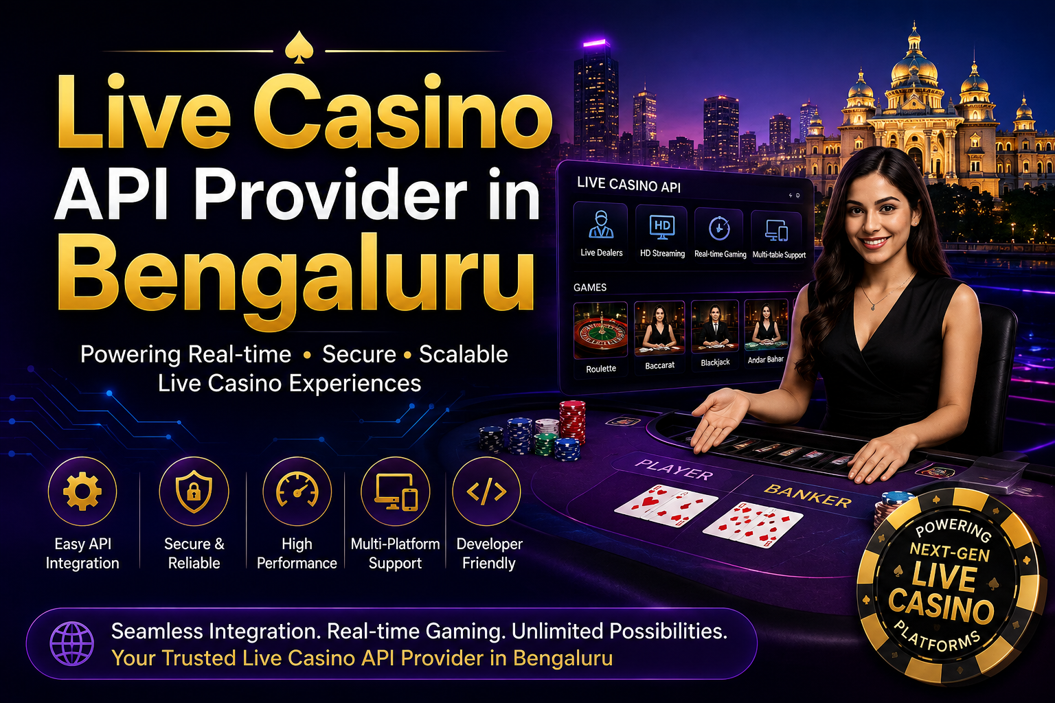 Live Casino API Provider in Bengaluru