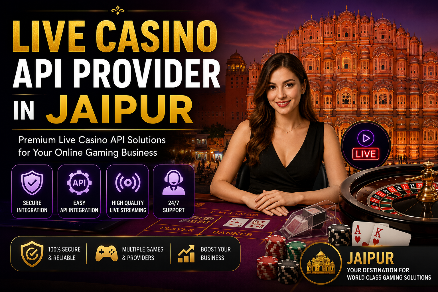 Live Casino API Provider in Jaipur
