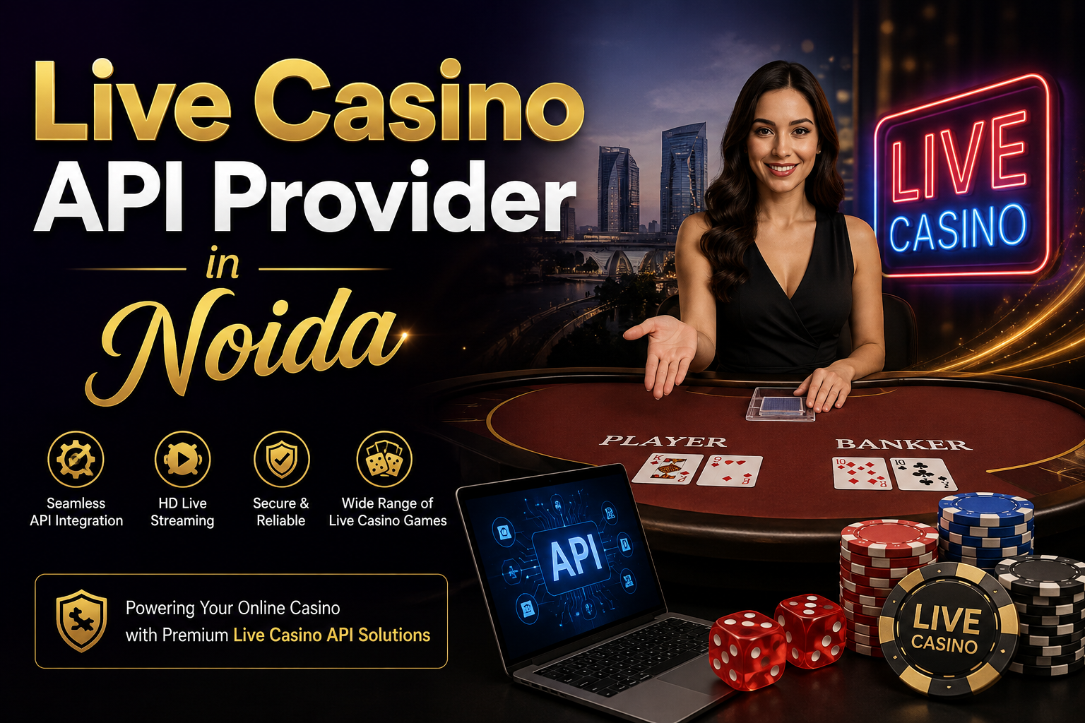 Live Casino API Provider in Noida