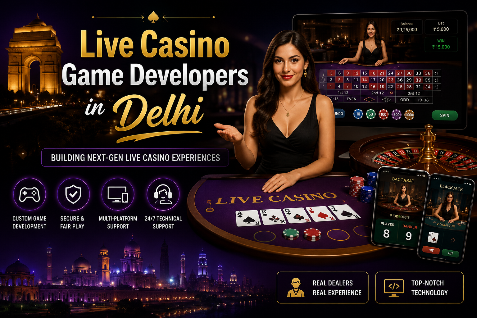 Live Casino Game Developers in Delhi