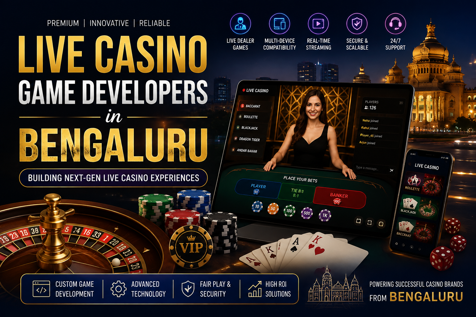 Live Casino game Developers in Bengaluru