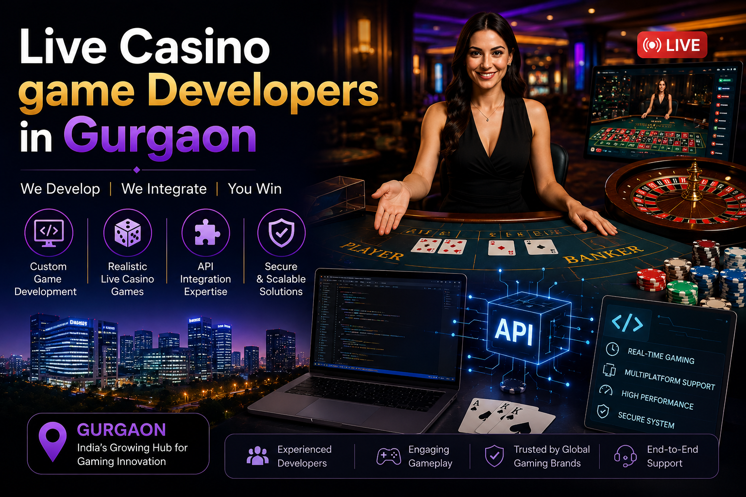 Live Casino game Developers in Gurgaon