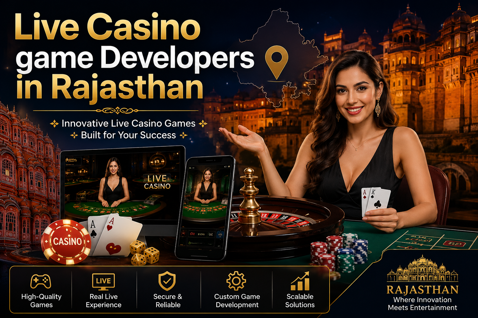 Live Casino game Developers in Rajasthan