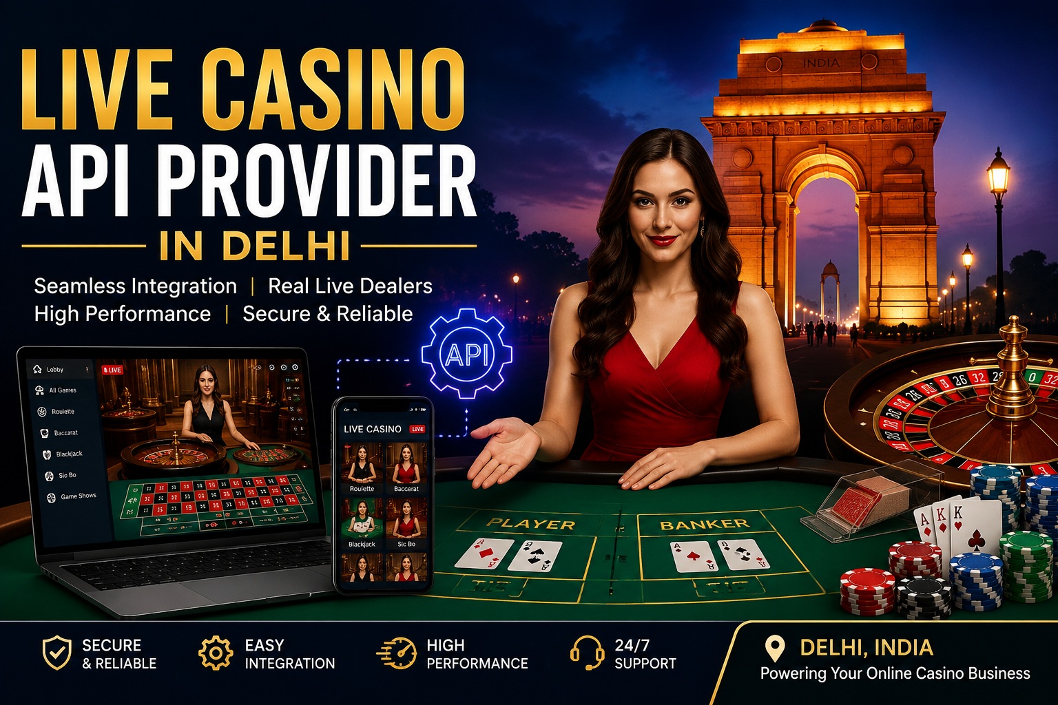 Live casino api provider in Delhi